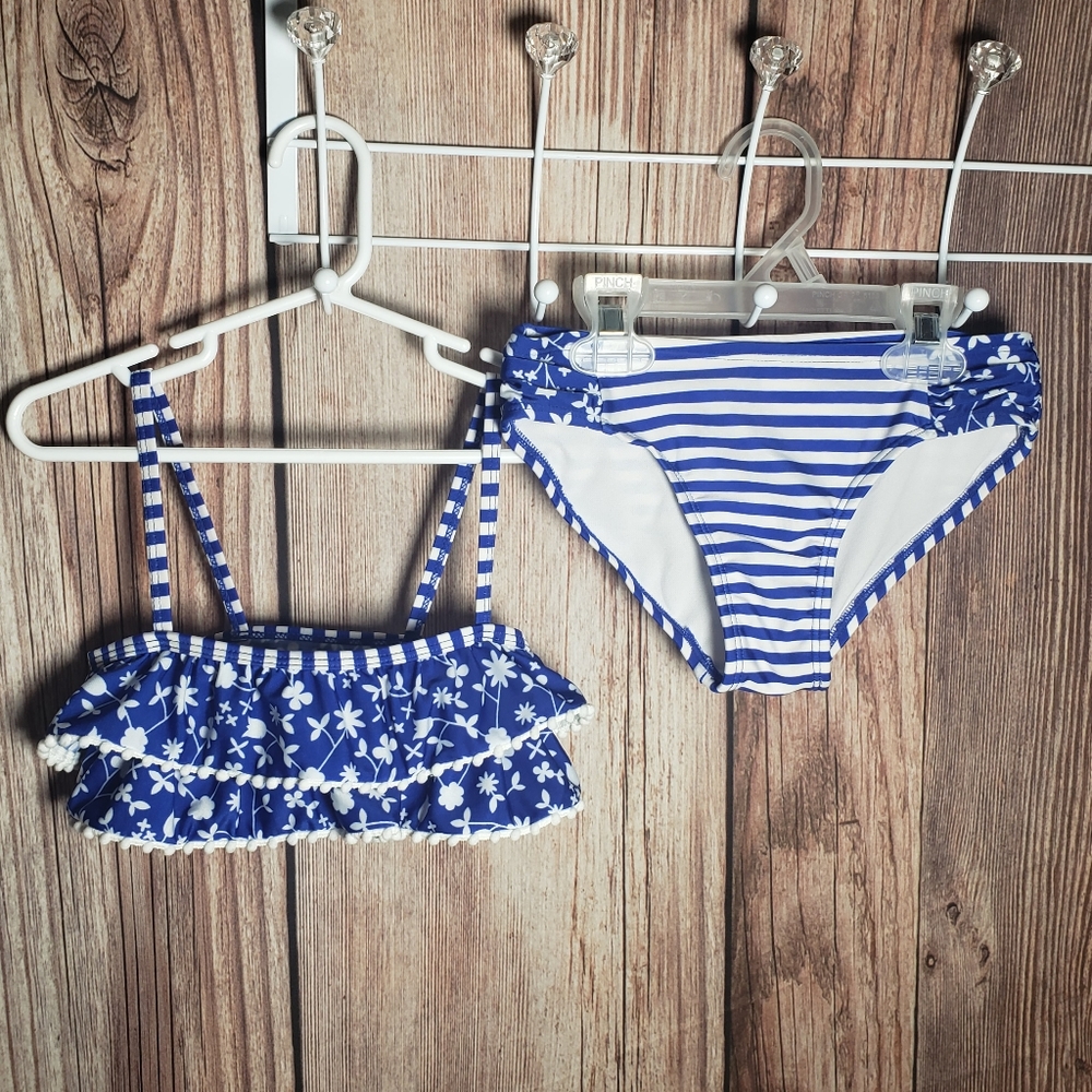 (0022) Girls: S 6/6X Cat & Jack Bikini- C8